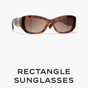 Chanel Rectangle Sunglasses